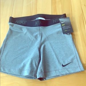 Gray Nike pro high waisted spandex